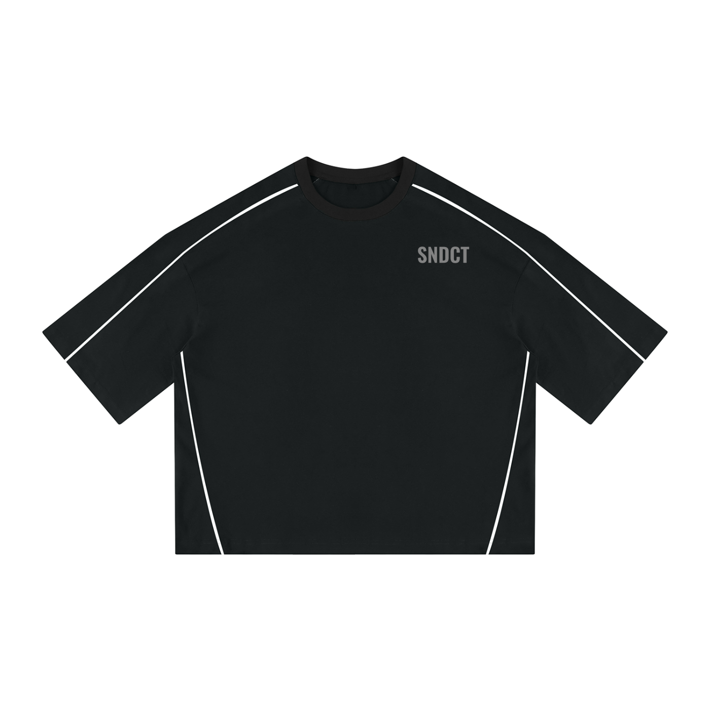 SNDCT Heavyweight Boxy Piping T-Shirt