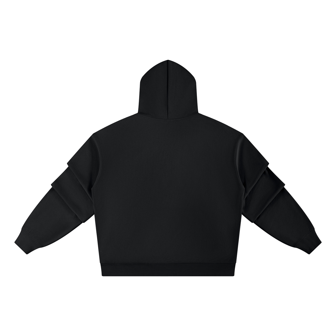 SNDCT Heavyweight Ruched Sleeves Hoodie