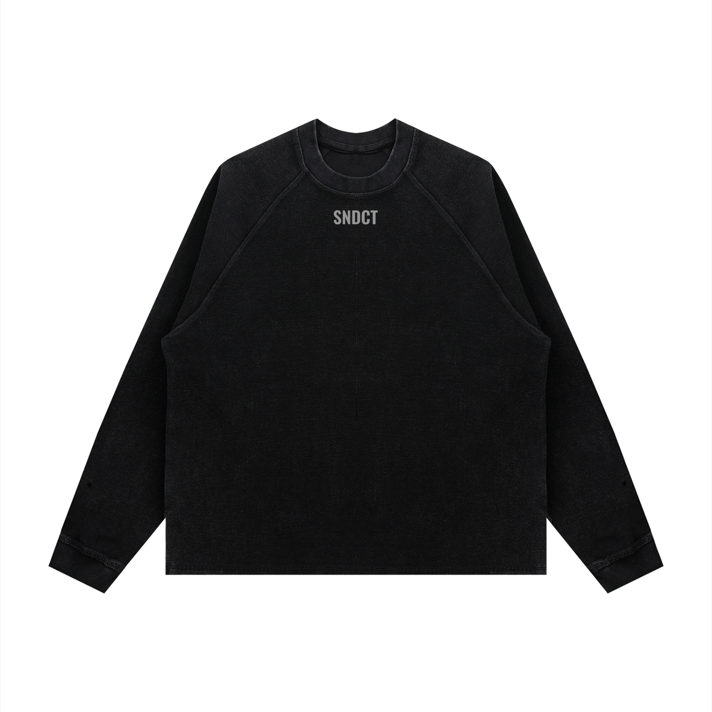 SNDCT Vintage Wash Boxy  Waffle T-Shirt