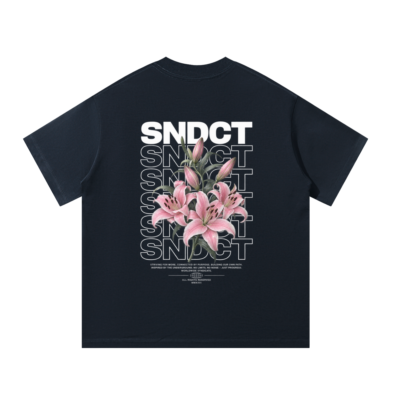 SNDCT Flower Roze Oversized T-Shirt