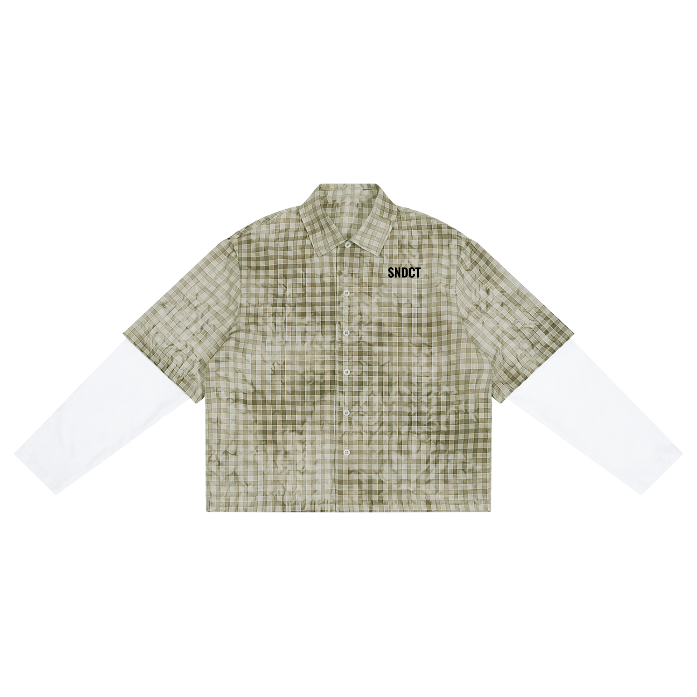 SNDCT Vintage Wash Plaid Short Sleeve Shirt