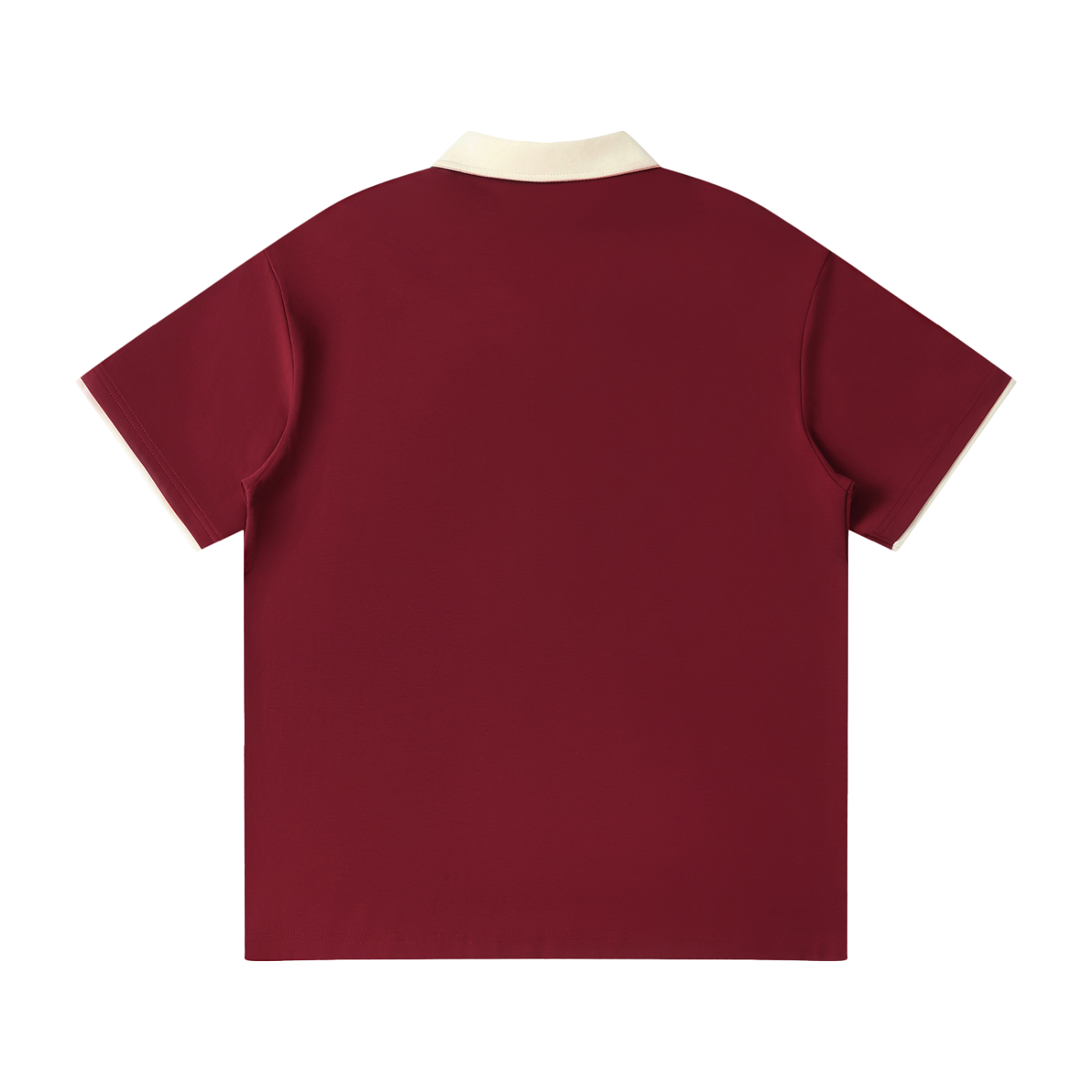 SNDCT Contrast Collar Raglan Polo Shirt