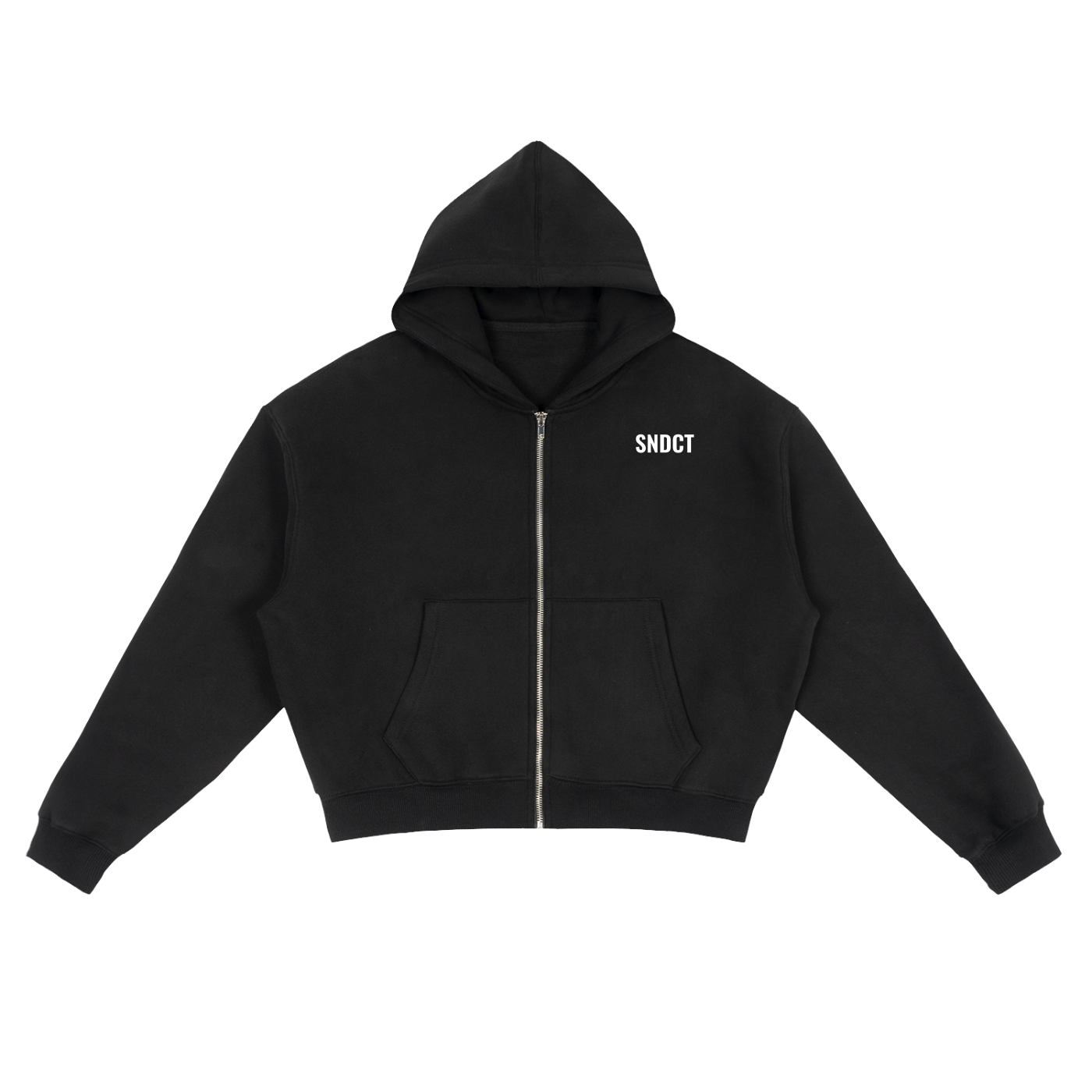 SNDCT Fleece Zip-Up Boxy Hoodie