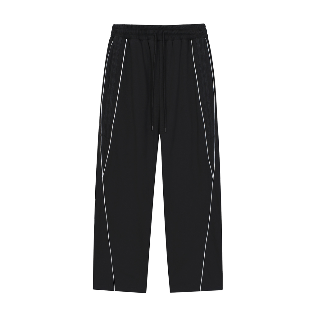 SNDCT Reflection Striped Straight-Leg Sweatpants
