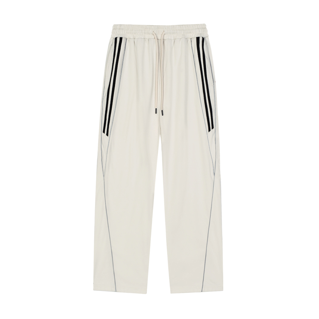 SNDCT Reflection Striped Straight-Leg Sweatpants