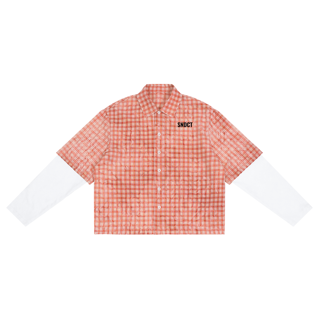 SNDCT Vintage Wash Plaid Short Sleeve Shirt