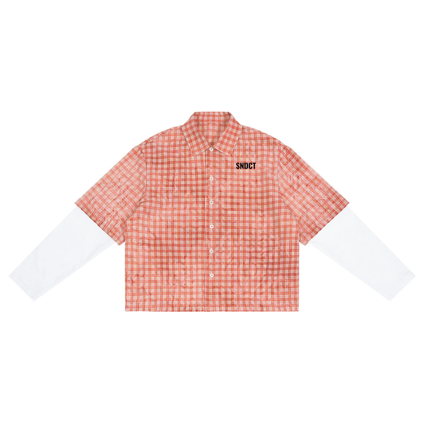SNDCT Vintage Wash Plaid Short Sleeve Shirt