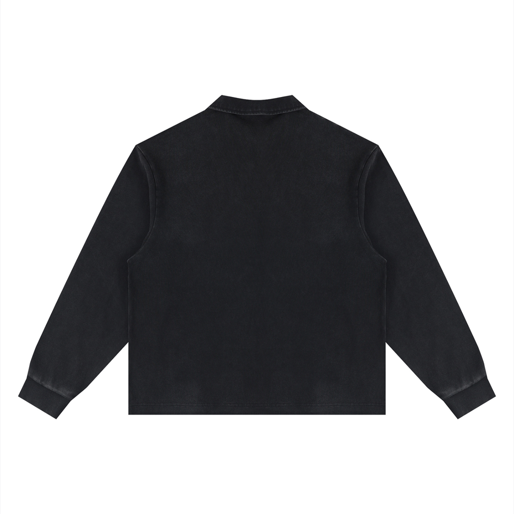 SNDCT Loose Long Sleeve Polo Shirt