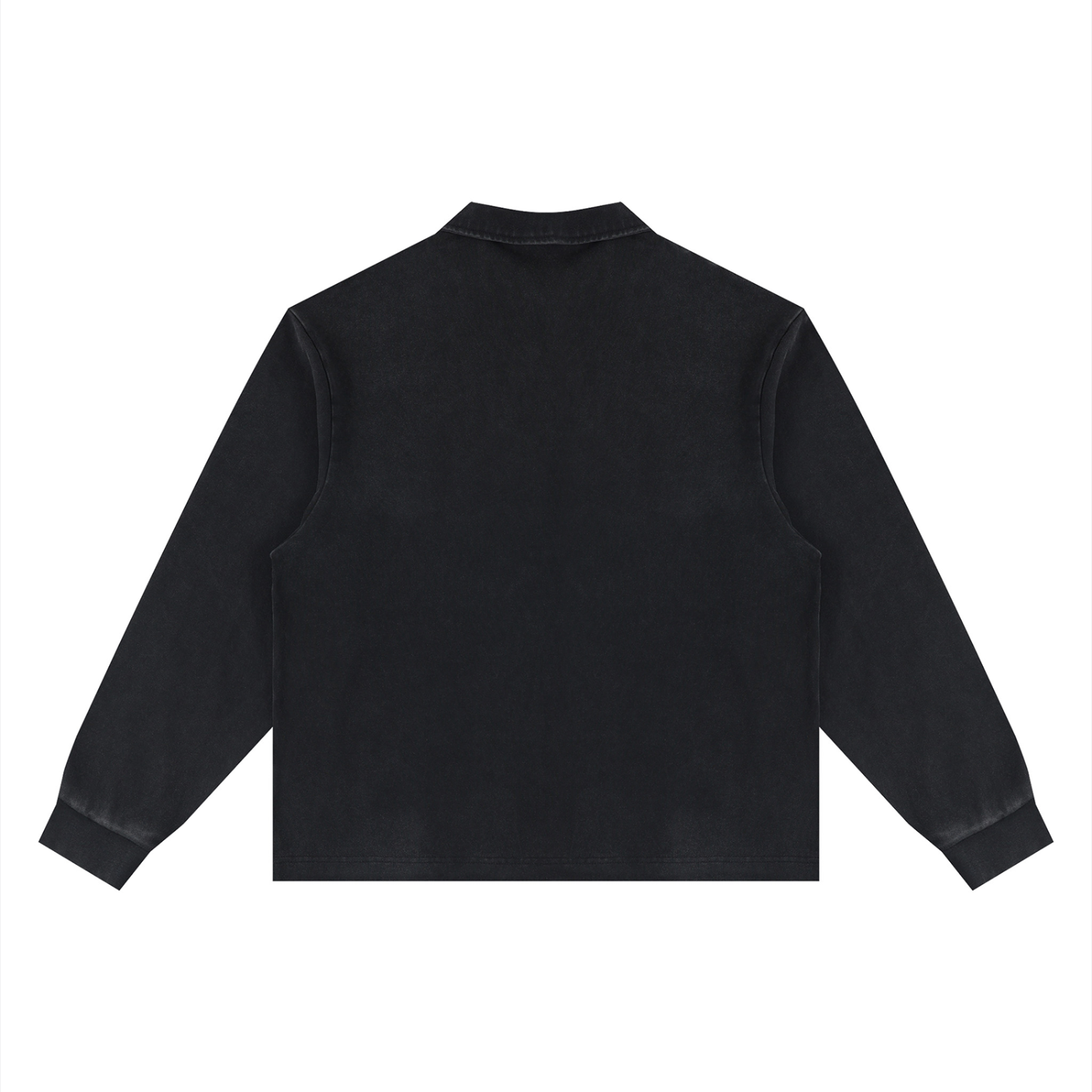 SNDCT Loose Long Sleeve Polo Shirt